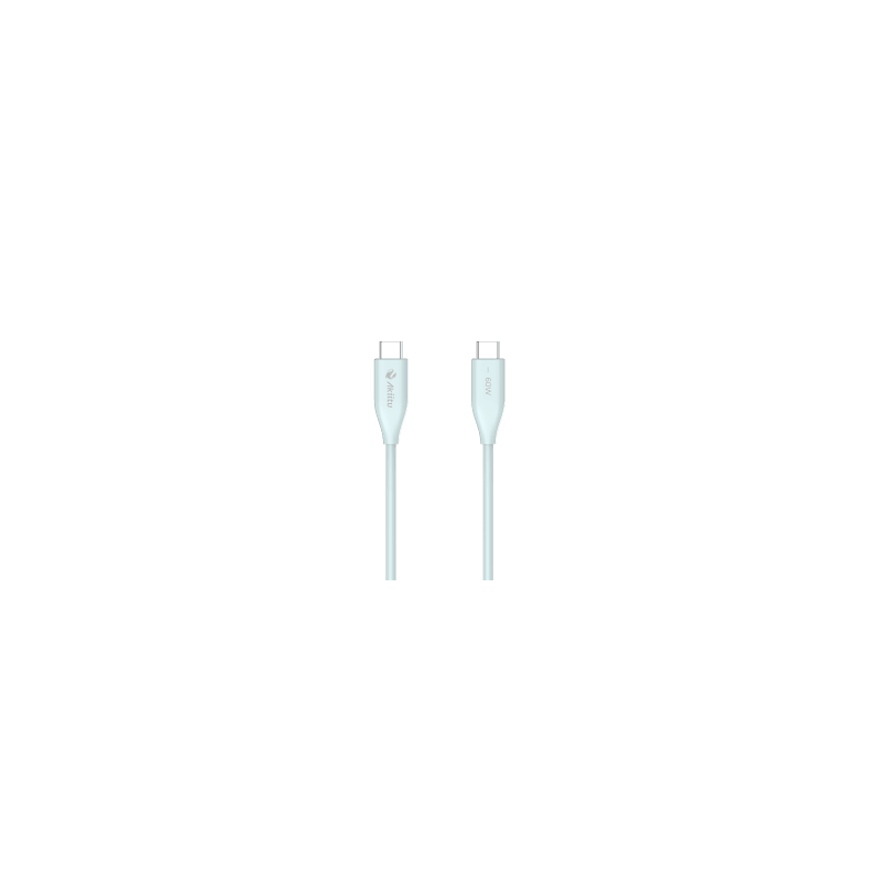 Cable de Carga USB-C a C / 1.5 Metros (4.92 Pies) / Tecnología GaN (Nitruro de Galio) / Fast-Charging / Potencia 60W / Veloci...