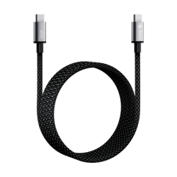 Cable de Carga USB-C a C 1.5 Metros (4.92 Pies) / Tecnología GaN (Nitruro de Galio / Fast-Charging / Potencia 60W / Velocidad...