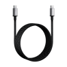 Cable de Carga USB-C a C 1.5 Metros (4.92 Pies) / Tecnología GaN (Nitruro de Galio / Fast-Charging / Potencia 60W / Velocidad...