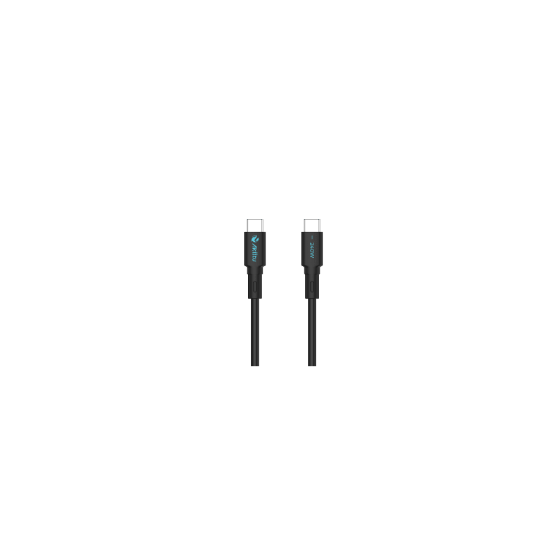 Cable de Carga USB-C a C / 1 Metro (3.28 Pies) / Tecnología GaN (Nitruro de Galio) / Fast-Charging / Potencia 240W / Velocida...