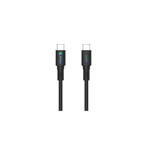 Cable de Carga USB-C a C / 1 Metro (3.28 Pies) / Tecnología GaN (Nitruro de Galio) / Fast-Charging / Potencia 240W / Velocida...