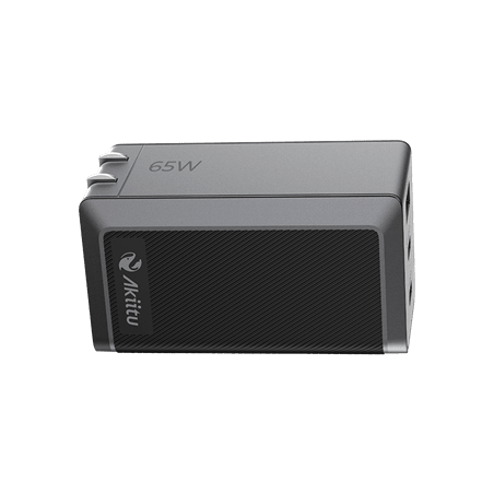 Cargador PRO 1 Puerto USB A / 2 Puertos USB C / Tecnología GaN (Nitruro de Galio / Fast-Charging / Potencia 60W / Velocidad T...