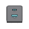 Cargador PRO USB-A / USB-C a C / Tecnología GaN (Nitruro de Galio / Fast-Charging / Potencia 60W / Velocidad Transferencia 48...