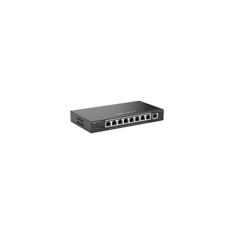 Switch Administrable 8 Puertos PoE+ 802.3af/at Gigabit, gestión gratuita desde la nube, 120w