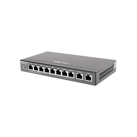 Router Balanceador con Función SD-WAN, PoE+ hasta 110 Watts, Hasta 4 Servicios de Internet y hasta 350 clientes con desempeño...