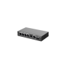 Switch Administrable con 4 puertos Gigabit PoE, 2 Uplink Gigabit y 1 Uplink Gigabit para Fibra SFP en combo, gestión gratuita...