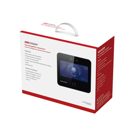 Kit de Control de Acceso TODO INCLUIDO con Lector de Rostros, QRs y Tarjetas / 1,500 rostros / Compatible con App HIKConnect ...