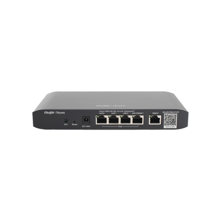 Router Balanceador con Función SD-WAN, PoE+ hasta 54 Watts, Hasta 2 Servicios de Internet y hasta 100 clientes con desempeño ...