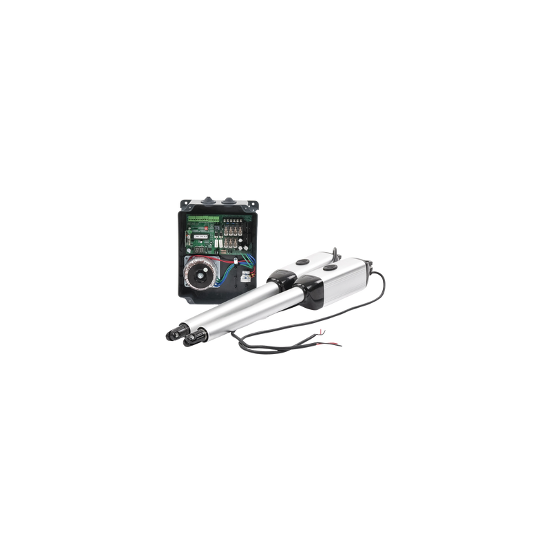Kit de brazos para automatizar portones vehiculares abatibles de 2 hojas/ 3 Mts / 300 Kg / Uso solo residencial / Compatible ...