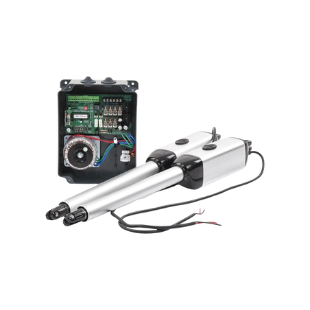 Kit de brazos para automatizar portones vehiculares abatibles de 2 hojas/ 3 Mts / 300 Kg / Uso solo residencial / Compatible ...