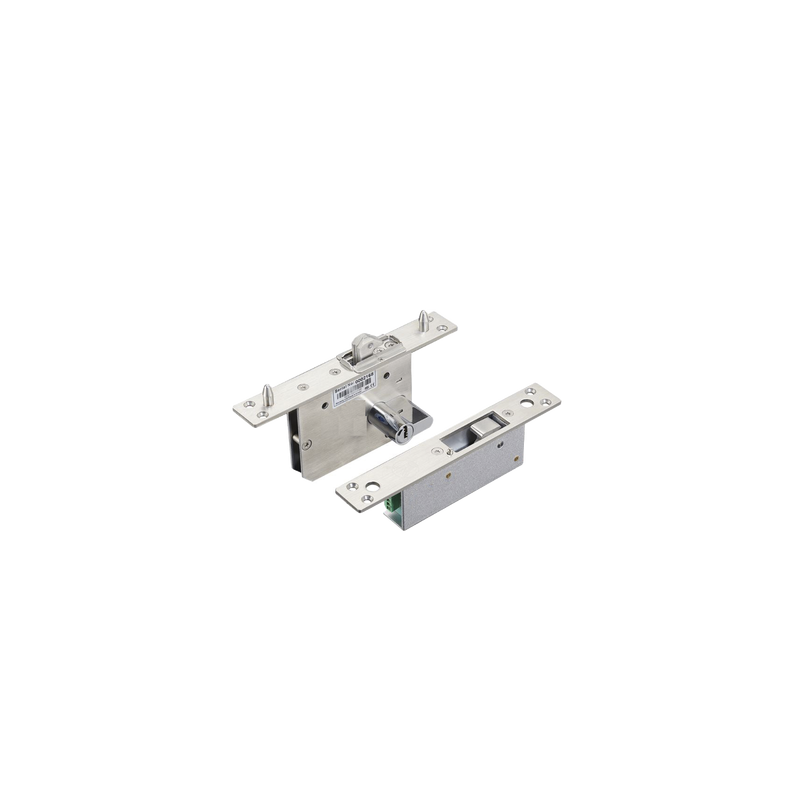 Cerradura eléctrica para puertas corredizas tipo gancho / apertura con llave ambos lados / Abierto en caso de falla/ IP65