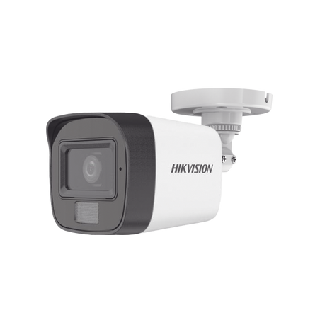 [Dual Light + ColorVu] Bala TURBOHD 2 Megapixel (1080p) / Lente 2.8 mm / 30 mts IR EXIR + 20 mts Luz Blanca / Micrófono Integ...