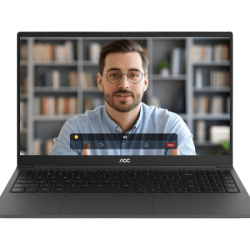Laptop AOC AP15 / Intel Alder Lake N97 / 16 GB RAM DDR4 / 512 GB SSD / Wi-Fi 5 / Bluetooth 4.2 / Windows 11 / Puertos USB 3.0...