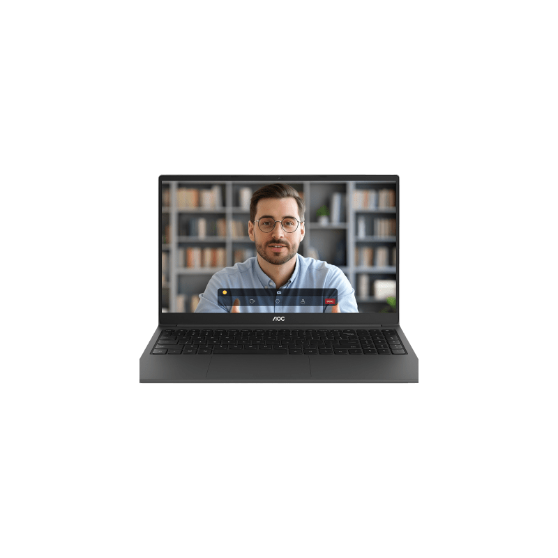 Laptop AOC AP15 / Intel Alder Lake N97 / 16 GB RAM DDR4 / 512 GB SSD / Wi-Fi 5 / Bluetooth 4.2 / Windows 11 / Puertos USB 3.0...
