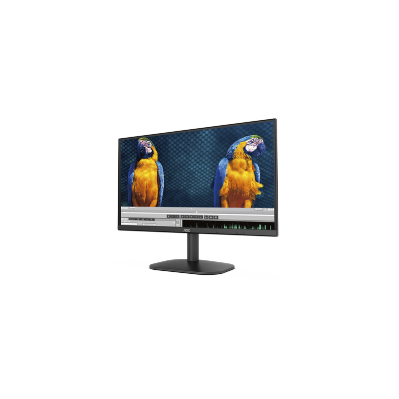 Monitor LED de 23.8" VESA, Resolución 1920 x 1080 Pixeles, Entradas de Video VGA/HDMI. Panel VA LCD Backlight LED. Ultra Delgado