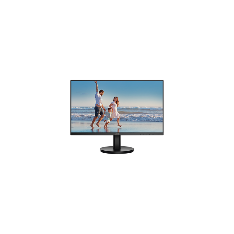 Monitor LED de 23.8" VESA, Resolución 1920 x 1080 Pixeles, Entradas de Video VGA/HDMI. Panel VA LCD Backlight LED. Ultra Delgado