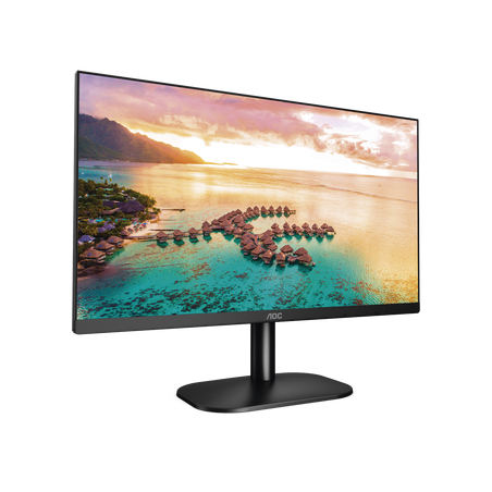 Monitor LED de 23.8" VESA, Resolución 1920 x 1080 Pixeles, Entradas de Video VGA/HDMI. Panel IPS LCD Backlight LED. Ultra Del...