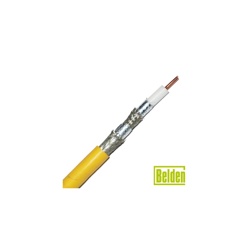 Cable Coaxial con Blindaje Duobond II + 94 % Malla Trenzada Estañada + Duo Foil + 90 % de Malla Trenzada Estañada, Aislamient...