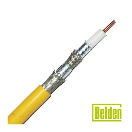 Cable Coaxial con Blindaje Duobond II + 94 % Malla Trenzada Estañada + Duo Foil + 90 % de Malla Trenzada Estañada, Aislamient...