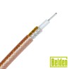 Cable RG142 con blindaje de doble malla con baño de plata 96%, aislamiento de TFE-Teflón.
