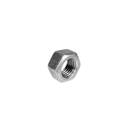 Tuerca Hexagonal de 1/4", con acabado Electro Zinc