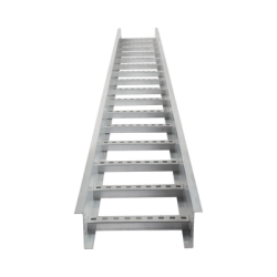 Escalera de Aluminio Portacables / Perfil Z / Peralte 3 1/4" /Paso 9" / Ancho 6" / 3.66 metros / Capacidad Máx. 137 Cables / ...