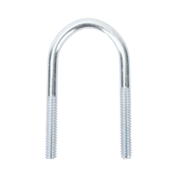 Abrazadera tipo U de 3/4", con acabado Electro Zinc, no incluye tuercas y arandelas