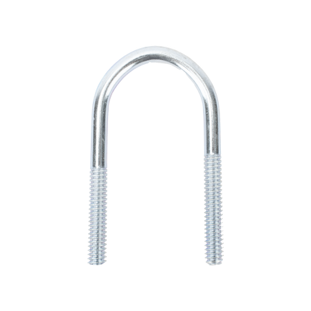 Abrazadera tipo U de 3/4", con acabado Electro Zinc, no incluye tuercas y arandelas
