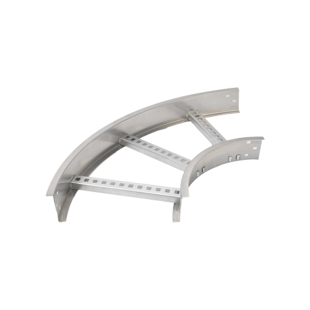 Curva Horizontal de Aluminio de 90° Perfil Z / Peralte 3 1/4" / Ancho 12" / Radio 8" / Incluye Tornillería (CHC90EZ314R8X12AK)