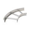 Curva Horizontal de Aluminio de 90° Perfil Z / Peralte 3 1/4" / Ancho 12" / Radio 8" / Incluye Tornillería (CHC90EZ314R8X12AK)
