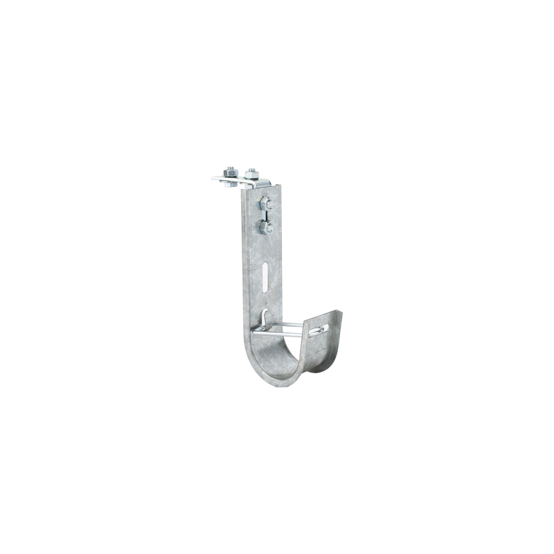 Soporte (Gancho) tipo J-Hook, hasta 28 cables Cat6, ideal para soportar cableado en los espacios de manipulación al aire, Par...