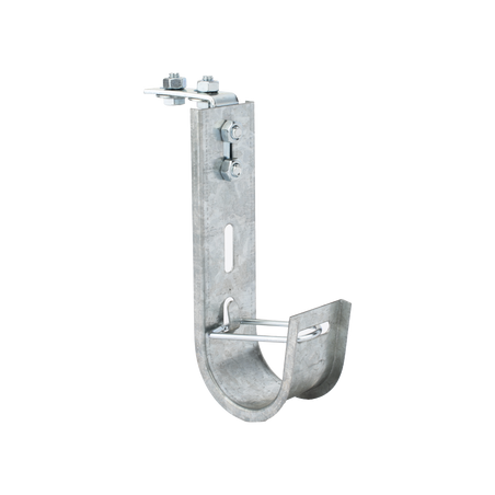 Soporte (Gancho) tipo J-Hook, hasta 28 cables Cat6, ideal para soportar cableado en los espacios de manipulación al aire, Par...