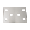 Cople para Uniones de Escalera de Aluminio / Plano / Peralte 3 1/4" / Incluye Tornilería