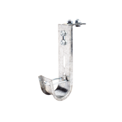Soporte (Gancho) tipo J-Hook, hasta 14 cables Cat6, ideal para soportar cableado en los espacios de manipulación al aire, Par...