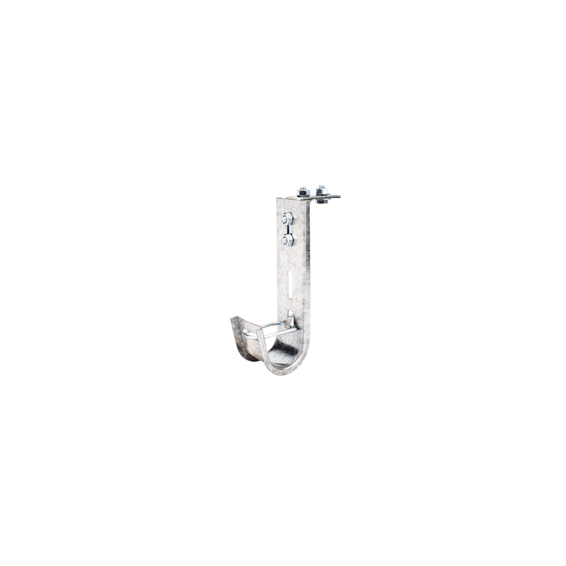 Soporte (Gancho) tipo J-Hook, hasta 14 cables Cat6, ideal para soportar cableado en los espacios de manipulación al aire, Par...
