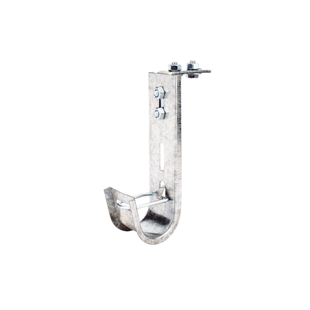 Soporte (Gancho) tipo J-Hook, hasta 14 cables Cat6, ideal para soportar cableado en los espacios de manipulación al aire, Par...