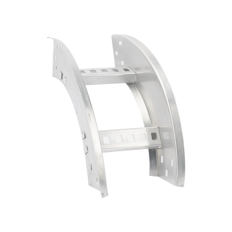 Curva Vertical Exterior de Aluminio de 90° Perfil Z / Peralte 3 1/4" / Ancho 6" / Radio 8" / Incluye Tornillería