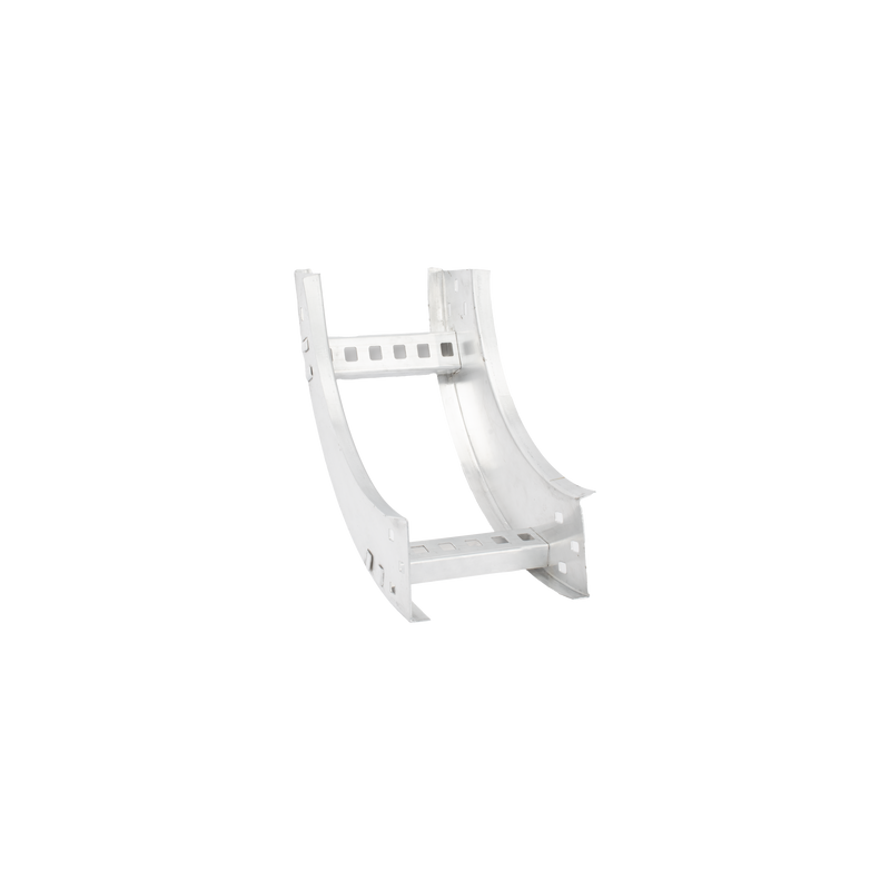 Curva Vertical Interior de Aluminio de 90° Perfil Z / Peralte 3 1/4" / Ancho 6" / Radio 8" / Incluye Tornillería