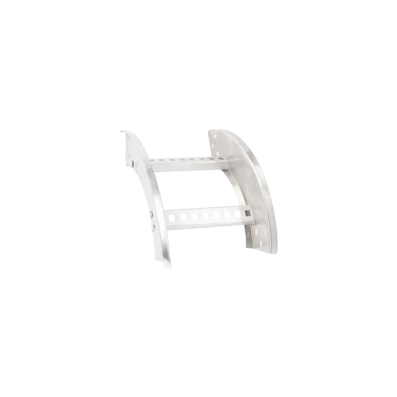 Curva Vertical Exterior de Aluminio de 90° Perfil Z / Peralte 3 1/4" / Ancho 9" / Radio 8" / Incluye Tornillería (CHVE90EZ314...