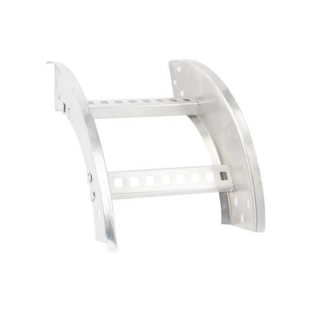 Curva Vertical Exterior de Aluminio de 90° Perfil Z / Peralte 3 1/4" / Ancho 9" / Radio 8" / Incluye Tornillería (CHVE90EZ314...