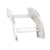 Curva Vertical Exterior de Aluminio de 90° Perfil Z / Peralte 3 1/4" / Ancho 9" / Radio 8" / Incluye Tornillería (CHVE90EZ314...