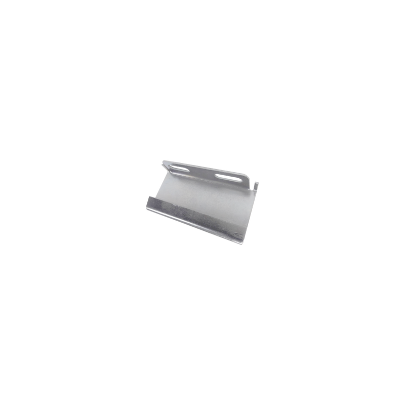 Placa salida a tubo automática para peralte de 66mm y 116mm, con acabado Electro Zinc