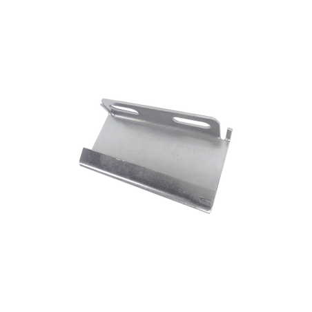 Placa salida a tubo automática para peralte de 66mm y 116mm, con acabado Electro Zinc
