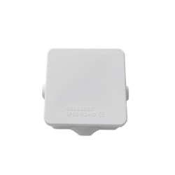 Caja de Conexiones Impermeable IP55 con 4 Entradas, 80 x 80 x 50 mm, para Instalaciones Industriales, Comerciales y Residenci...