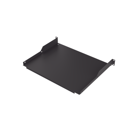 Charola para Soportar Equipos en Rack de 19 in, Profundidad de 34 cm, Color Negro, 1U