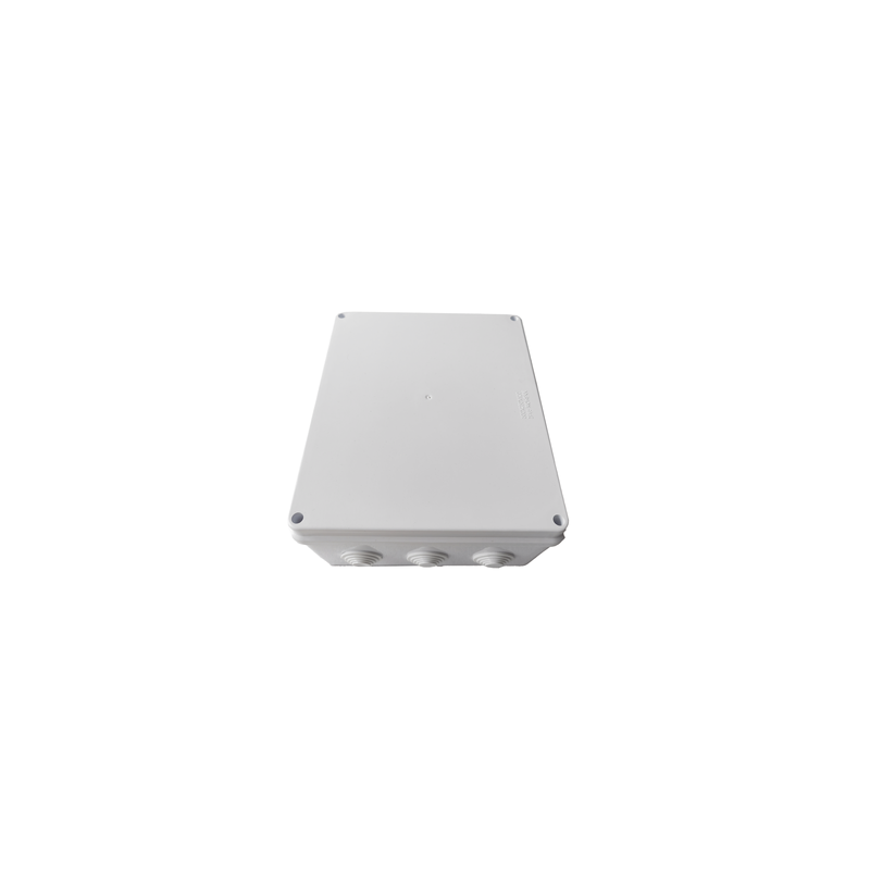 Caja de Conexiones Impermeable IP65, 12 Entradas, Dimensiones 300 x 250 x 120 mm, para Instalaciones Industriales, Comerciale...