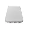 Caja de Conexiones Impermeable IP65, 12 Entradas, Dimensiones 300 x 250 x 120 mm, para Instalaciones Industriales, Comerciale...