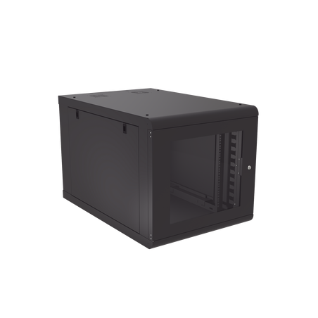 Gabinete de Pared 12U de 1027 mm de Profundidad: Máxima Profundidad y Protección en Acero Reforzado, Ideal para UPS y Servido...