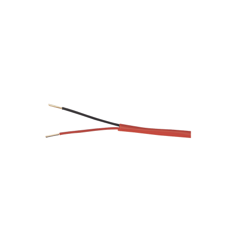 Alambre de Alarma contra Incendios - Bobina de 305 Metros (1000 Pies): 2 x 16 AWG, Rojo, Tipo FPLR, (UL) FT4, Ideal para Sist...