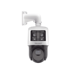 [TandemVu] PTZ IP 4 Megapixel con Cámara Panoramica 6 Megapixel / 25X Zoom / 100 mts IR / IP66  / WDR / PoE+ / Entrada-Salida...